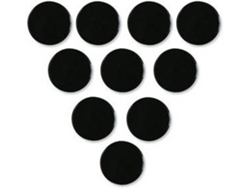 Conjunto de 4 Imanes NOBO Magnets Blister (Negro - 38mm)