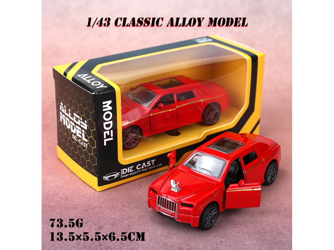 Coche De Juguete A Escala 1/43, Modelo Realista De Aleación Con Mecanismo De Retroceso, Juguete Para Niños.