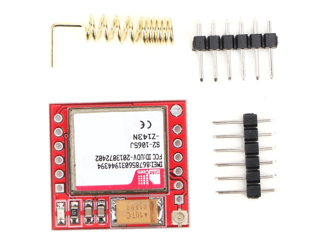 Placa De Kit De Módulo Gsm Gprs Con Puerto Serie Ttl Microsim (sin Antena)