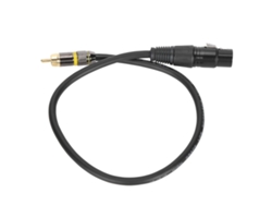 Cavo De Microfone Jorindo Xlr Fêmea Para Rca Macho 0.5m/1.7ft Balanced Interconnect Jd6054