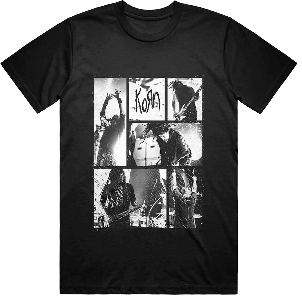 Korn Band Photo T-shirt Unisex Rockinstone Size:l