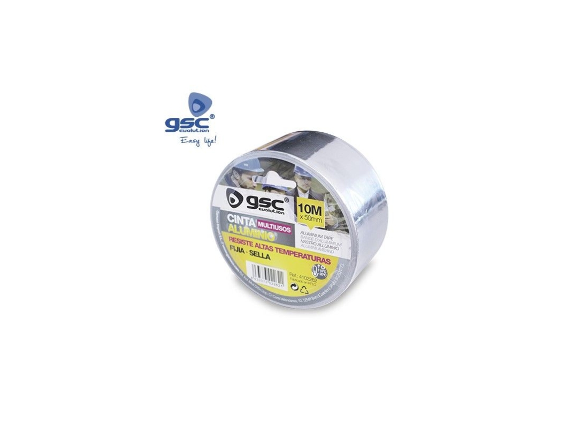 Cinta multiusos de Aluminio 50mm 10M GSC 004102262