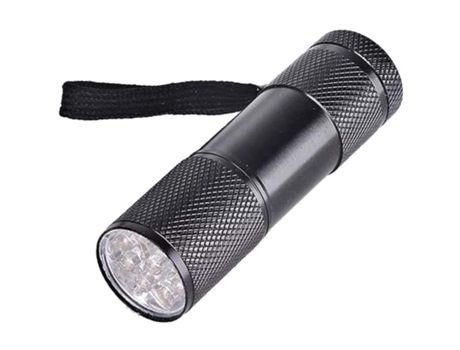 Linterna de luz ultravioleta - Negro/Púrpura TUSERXLN