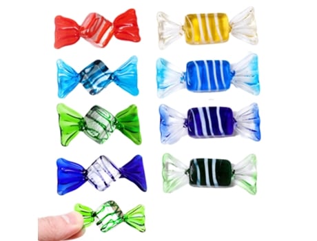 8 Uds. De dulces de cristal Vintage, adorno bonito para fiesta en casa, boda, Festival de Navidad, decoración