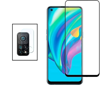 Kit Protector de Cámara Trasera Xiaomi Mi 10T 5G PHONECARE y Cristal Templado 5D Full Cover