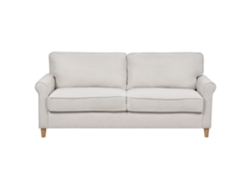 Sofá de 3 plazas BELIANI Ronneby de Poliéster Beige 190x78x88
