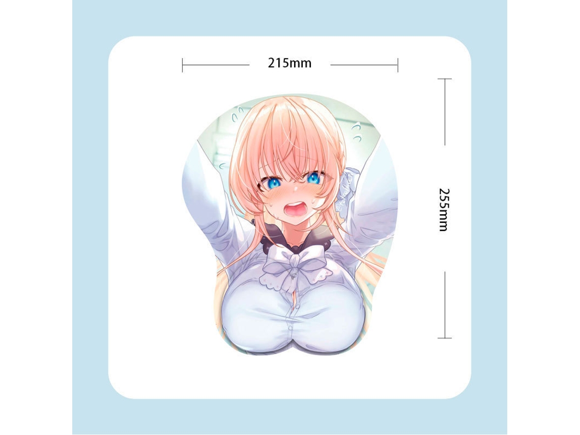 Alfombrilla de ratón de muñeca de silicona 3D de anime de dibujos animados Rj-061 SIURN