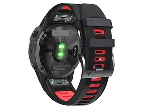 Correa De Reloj Inteligente Para Garmin Fenix 5 Plus, Correa De Silicona Para Reloj Deportivo De 22Mm, Dos Colores, Negro Y Rojo VENISYMLIS