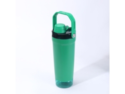 Vaso mezclador verde con asa, acero inoxidable 304, doble pared, gran capacidad, termo, para montañismo, Sfushos