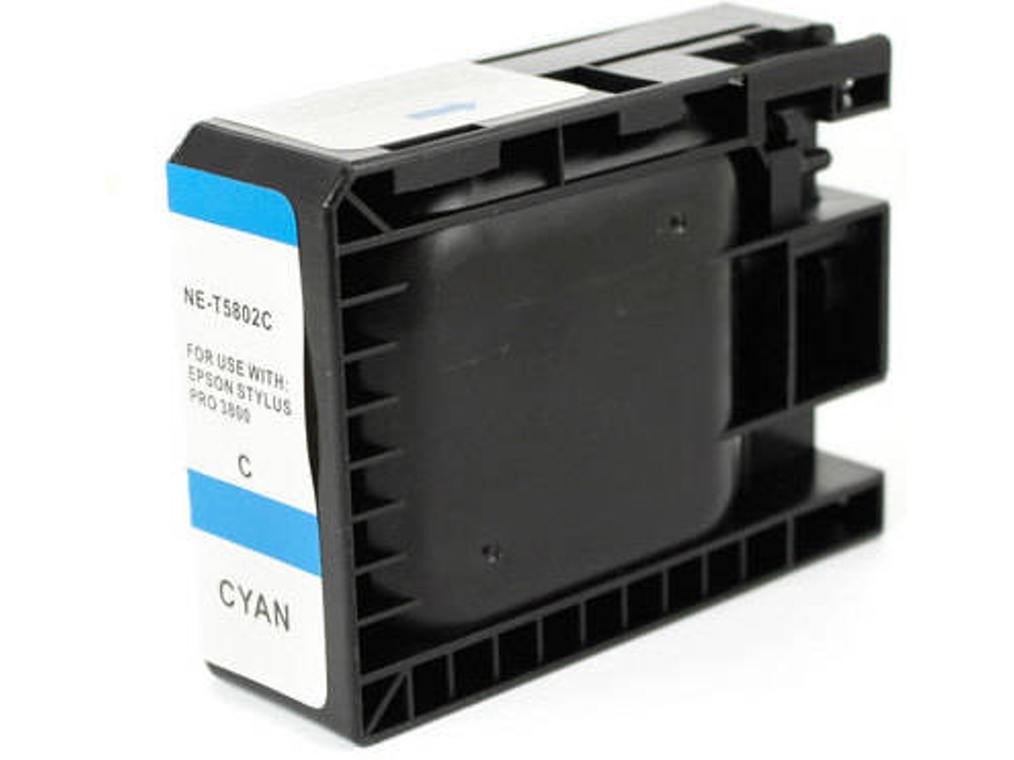 Cartucho para Epson t5802 Cian Tinta de Pigmento c13t580200