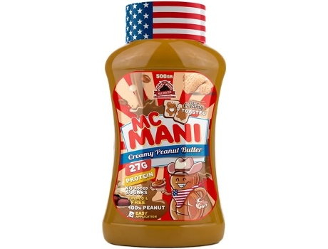 Proteína MAX PROTEIN Mc Mani Peanut Butter Mantequilla De Cacahuete (500 Gr)