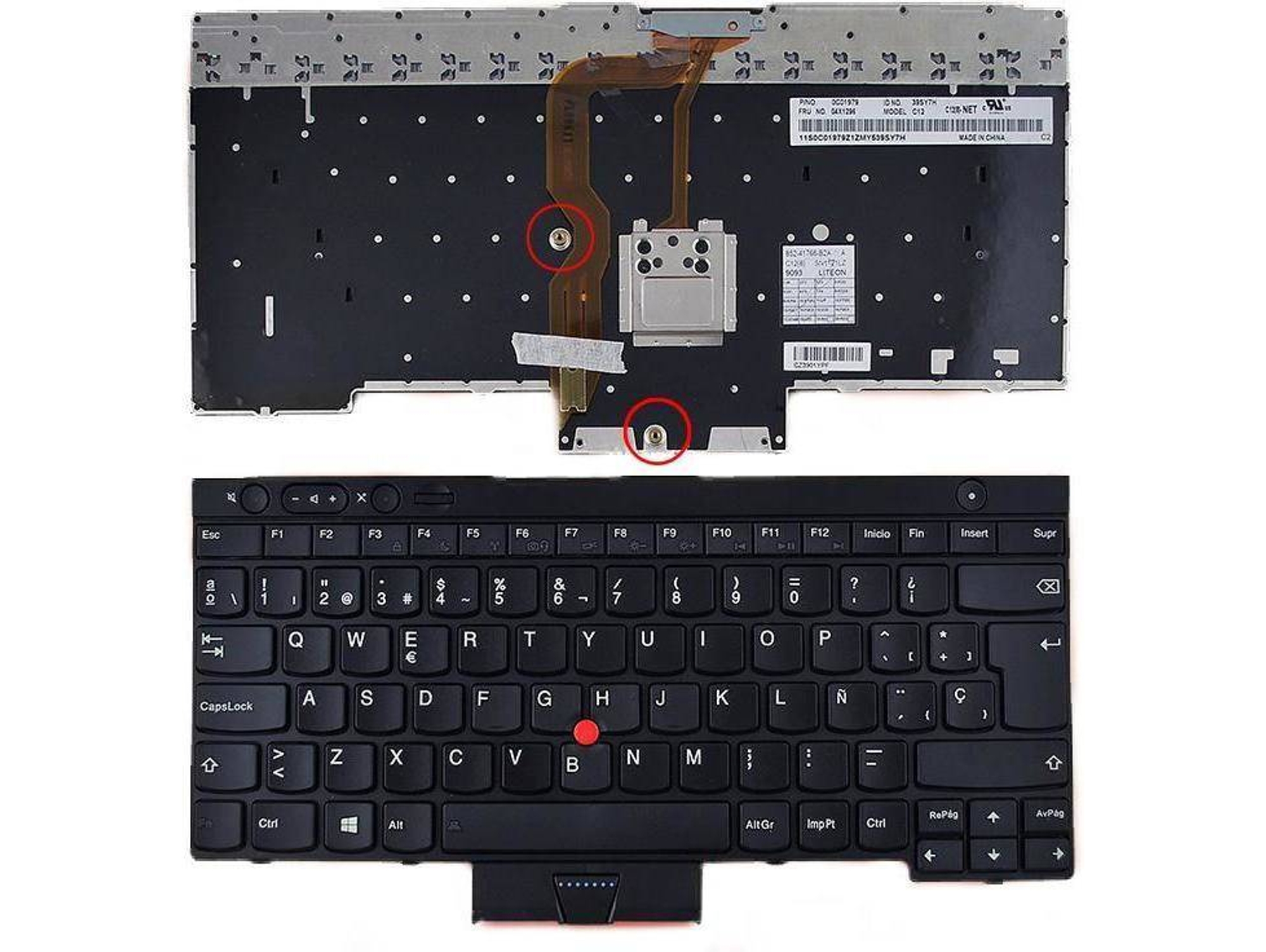Teclado para Portátil Lenovo Thinkpad T430 Negro