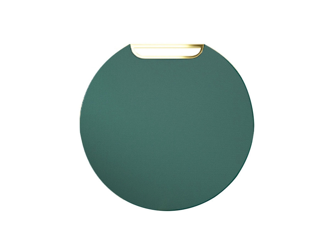 Tabla De Cortar Redonda Pe Antideslizante Con Mango Para Cocina 37cm