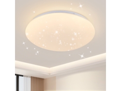 Zmh Plafón Led De 12 W Con Efecto Cielo Estrellado Para Dormitorio: Diseño Moderno Y Elegante.
