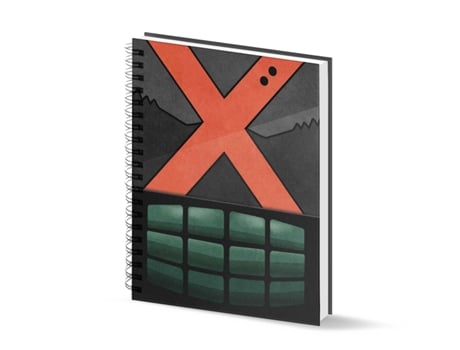 My Hero Academia X Cuaderno A4 Papel Cuadriculado, Gris