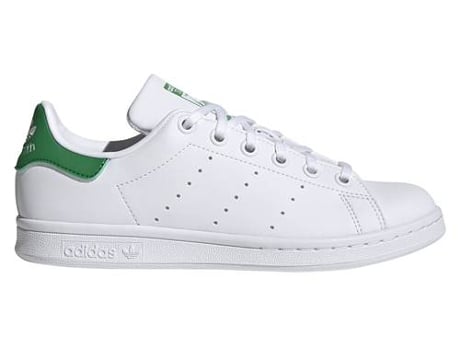 Zapatillas Deportivas ADIDAS Stan Smith J Niños (Verde, Blanco - Material Sintético - 36,6)
