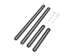 Regla De Aluminio De Cuatro Lados, Buscador De Ángulos, Herramienta De Medición Para Carpintería - Negra
