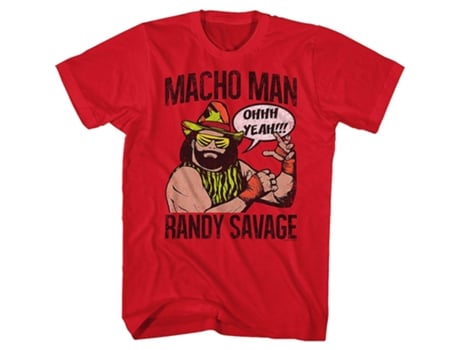 Camiseta ROCKINSTONE Ohhh Yeah Macho Man Randy Savage (L)