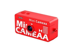 Cámara llavero M9, mini cámara de acción 1080p, pequeña cámara de vídeo retro, roja. TAISHENGDA