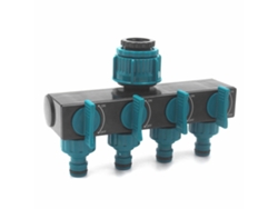 Adaptador divisor de agua de 4 vías para manguera de jardín