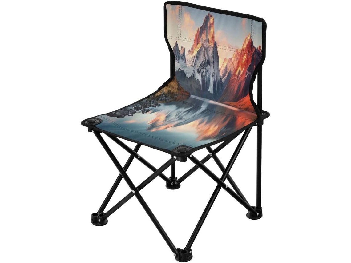 Silla De Camping Plegable Ligera Resistente Duradera Portátil Fácil Instalar