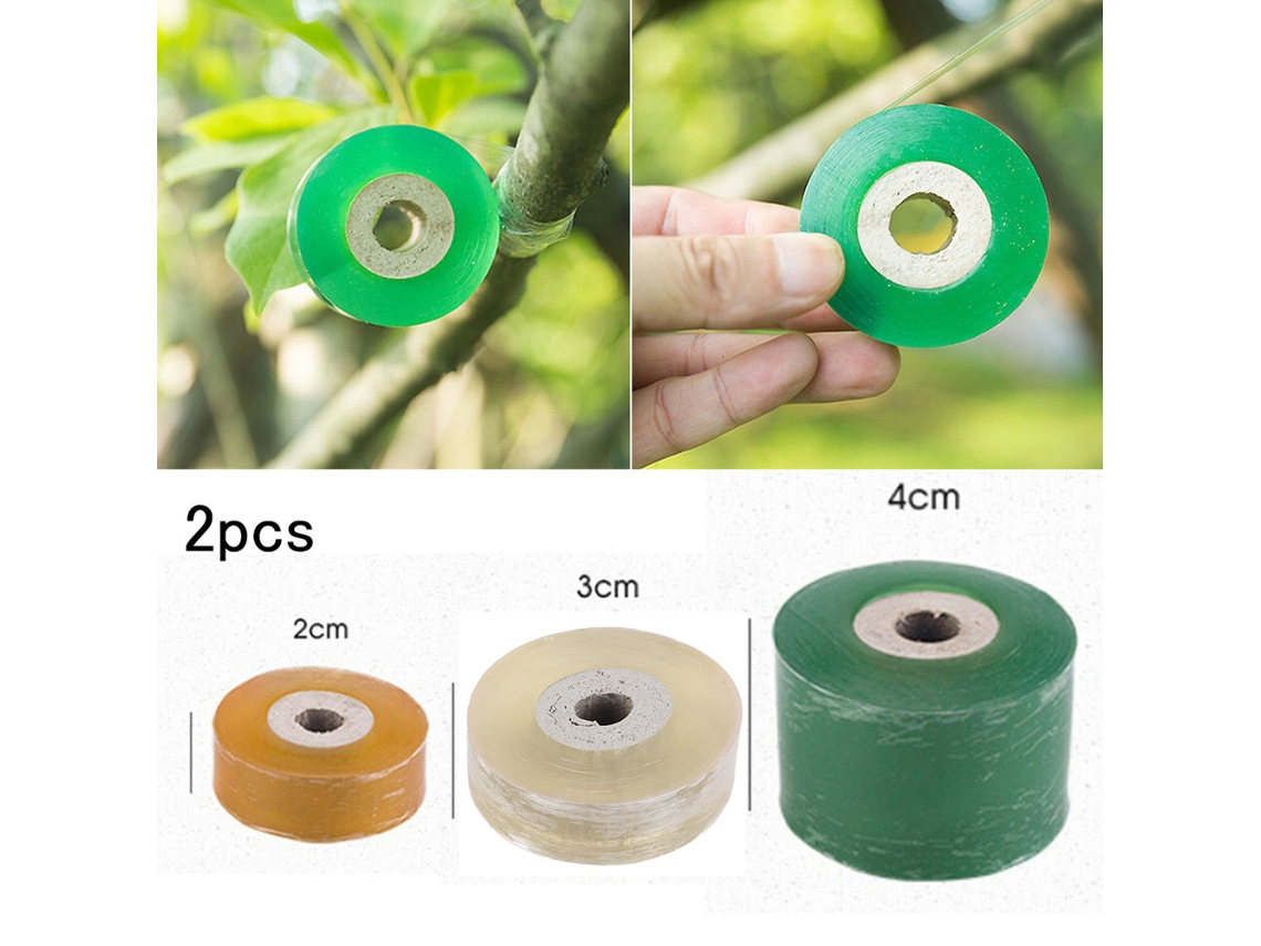 Cinta elástica autoadhesiva para injertos de plantas de jardín (2 unidades)
