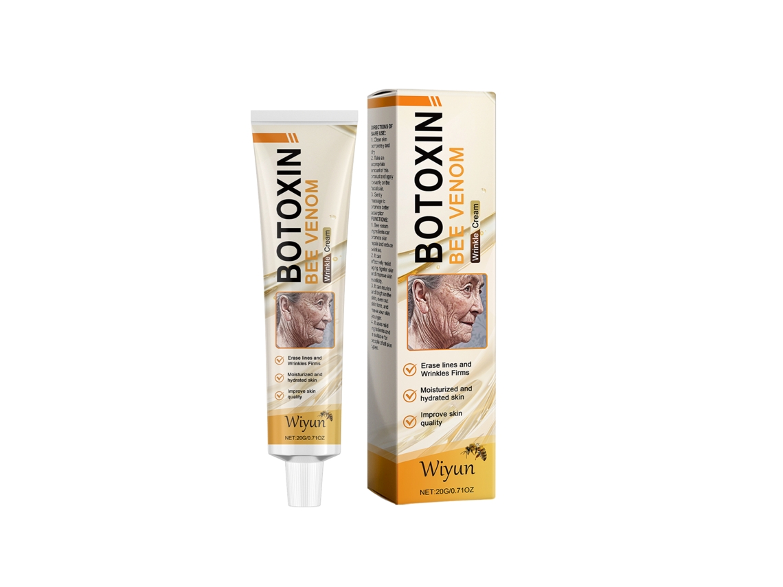 Crema con veneno de abeja para reafirmar y reducir las arrugas.