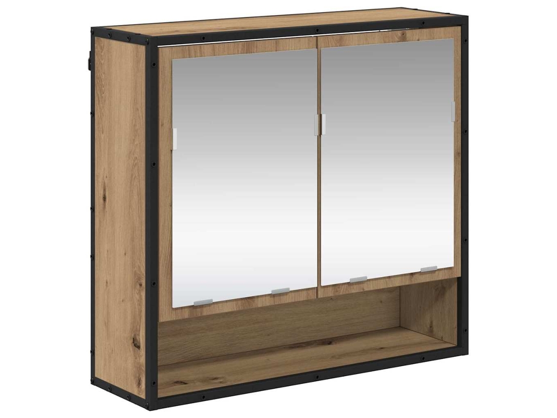 Maison Exclusive - Juego De Muebles De Baño Con Cajón 4 Pcs Roble Artesanal