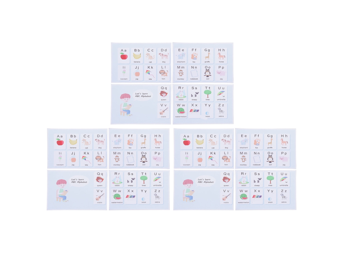 3 Juegos De Pegatinas De Pared Para Aprender El Alfabeto, Adhesivos De Pared Removibles Para La Habitación Infantil,