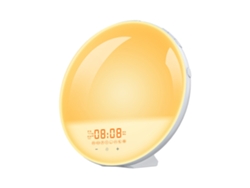Reloj despertador con luz de amanecer, radio FM con simulación de amanecer KOFIHETY
