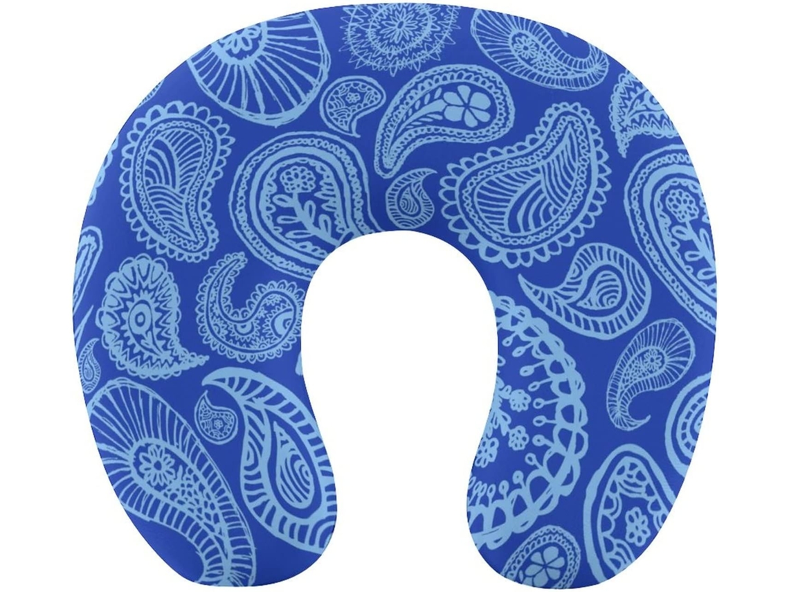 Almohada Forma Estampado Paisley Espuma Viscoelástica Viscoelástica Fácil Relajación Cómodos