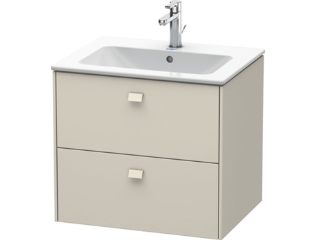 Mueble bajo lavabo DURAVIT Brioso de pared 62,0 x 47,9 cm con 2 cajones incl. hueco para sifón y delantal para lavabo ME by Starck 233663