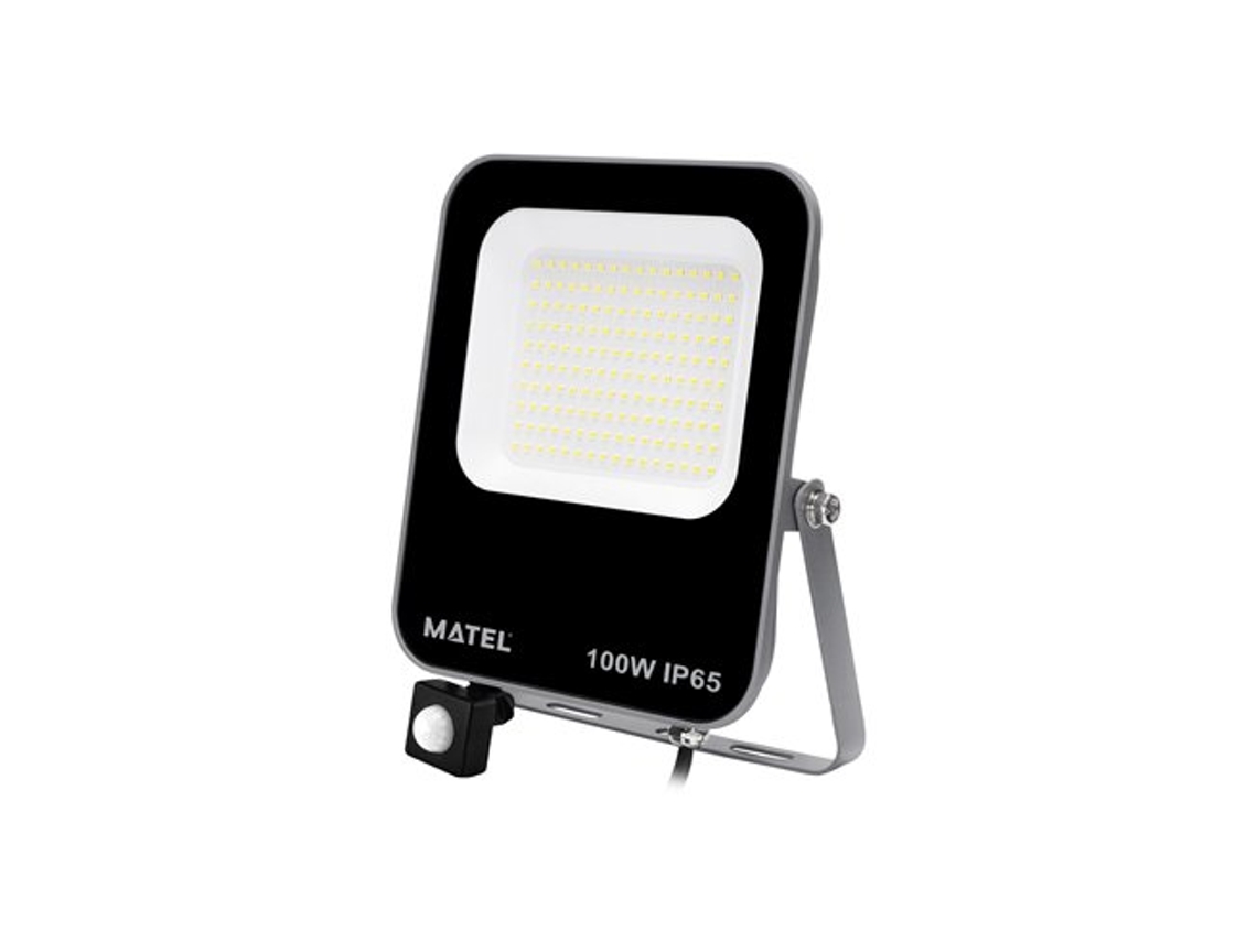 MATEL Proyector Led Aluminio Chip Samsung Sensor 100W Frío