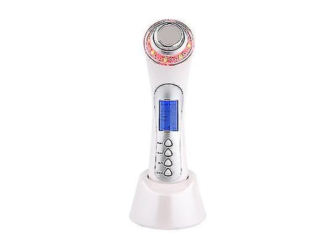 Yunzii - Instrumento de belleza ultrasónico 5 en 1, antiedad, antiarrugas y masajeador facial lifting (blanco)