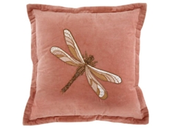 Cuscino Ricamato Voyage Maison Aria Terciopelo Rosa