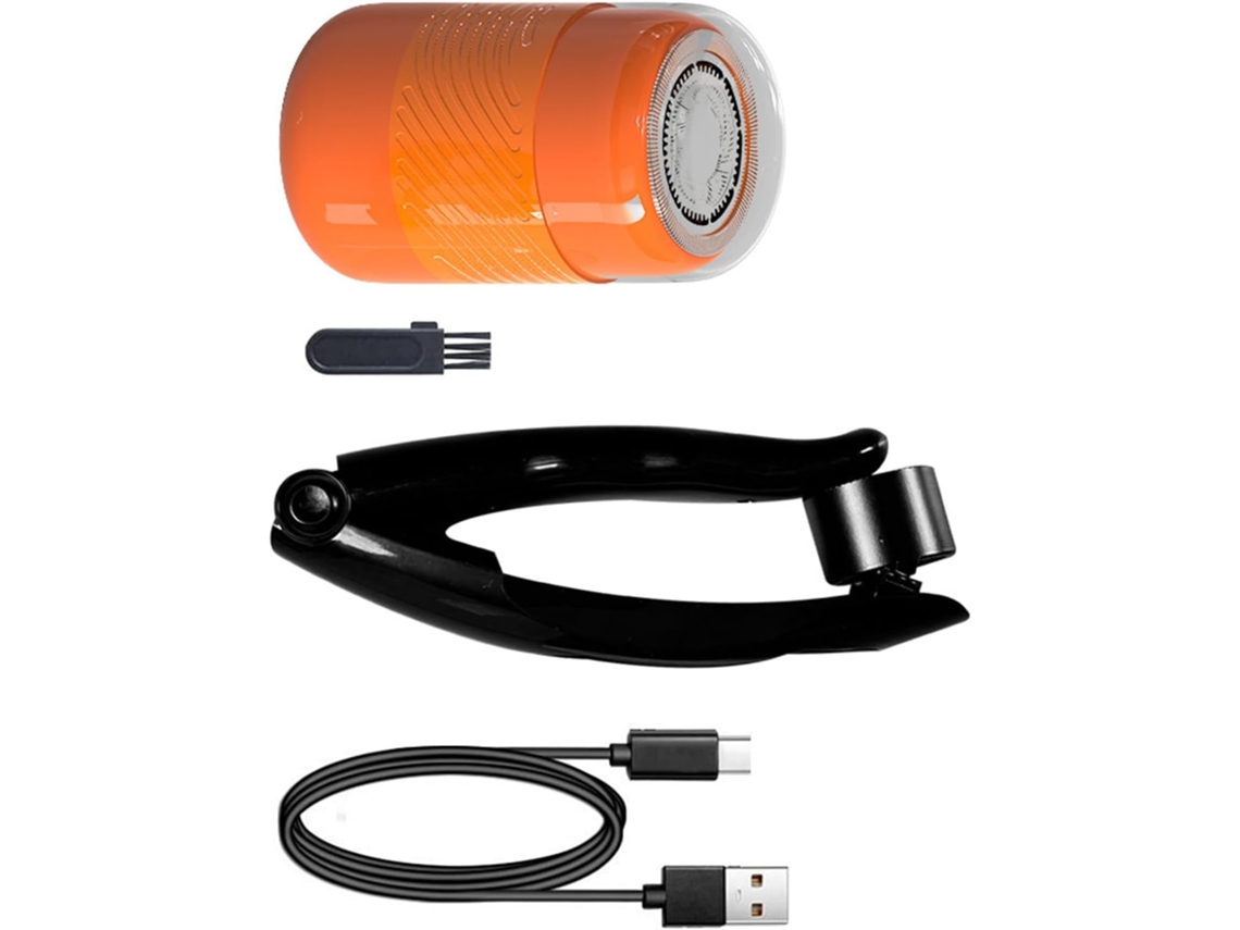 Cortapelos Inalámbrico Recargable Para Hombre Con Mango Extensible, Resistente Al Agua Para Zonas De Difícil Acceso.