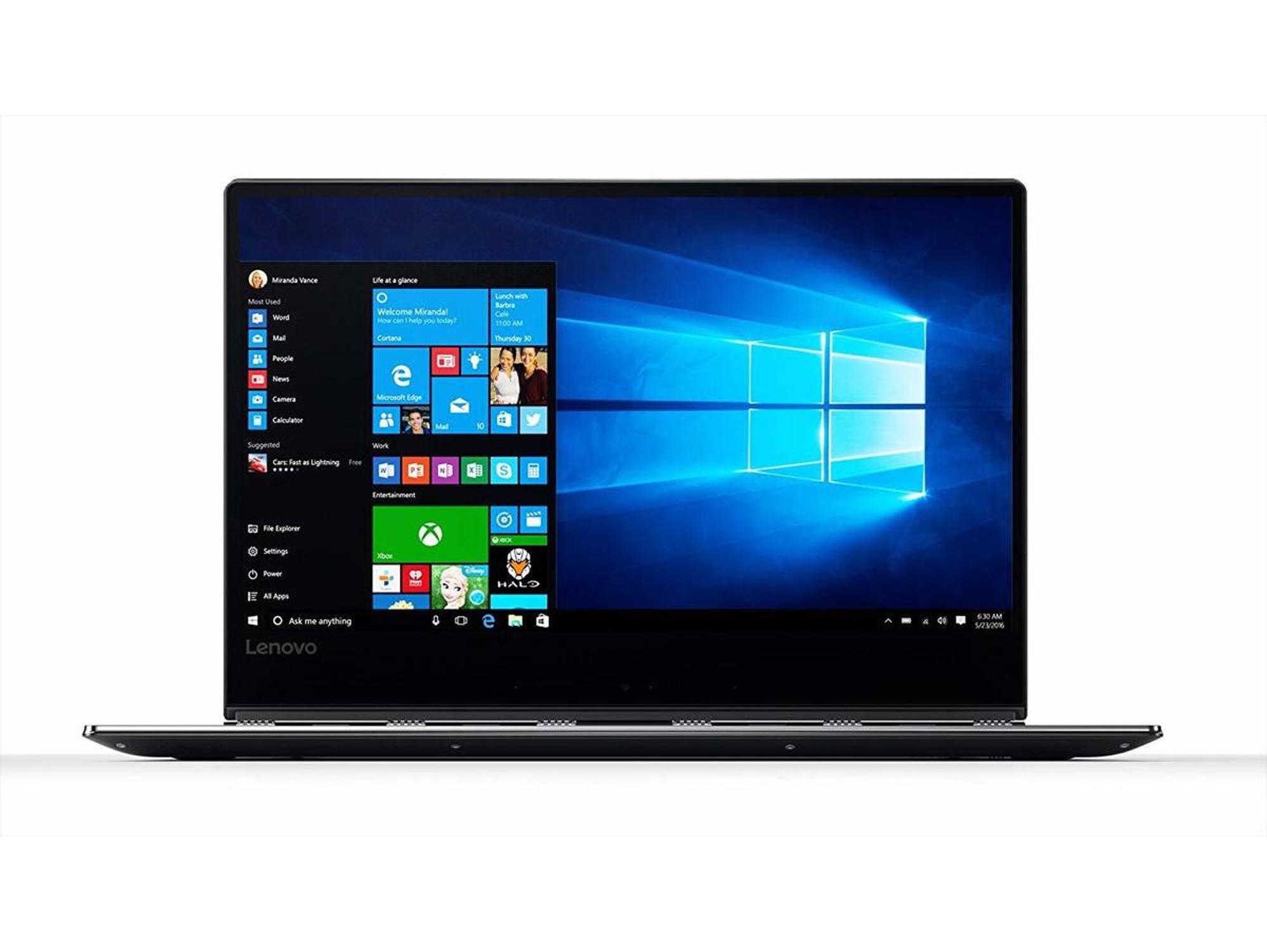 Portátil Convertible 2 en 1 LENOVO Yoga 910-13IKB (13.9'' - Intel Core i7-7500U - RAM: 8 GB - 512 GB SSD - Intel UHD Graphics 620)