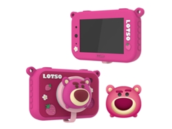 Cámara compacta Cámara de dibujos animados para niños recargable 3.5" 32GB roja