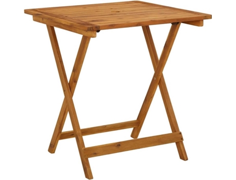 Mesa de jardín VIDAXL Marrón Madera (140x70x45 cm)