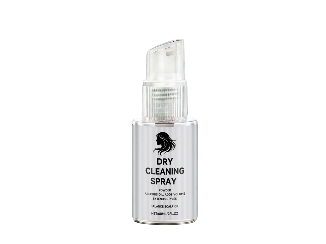 Champú seco en spray para una limpieza rápida del cabello.