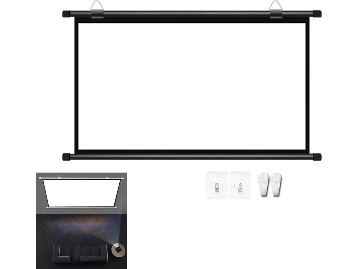 Pantalla De Proyección Portátil Para Exteriores De 72 Pulgadas, Pantalla De Proyección Portátil, Proyección Hd