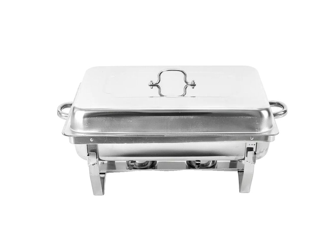Recipiente calentador para calentar platos, gran capacidad de 7,5 l, acero inoxidable duradero, color plateado
