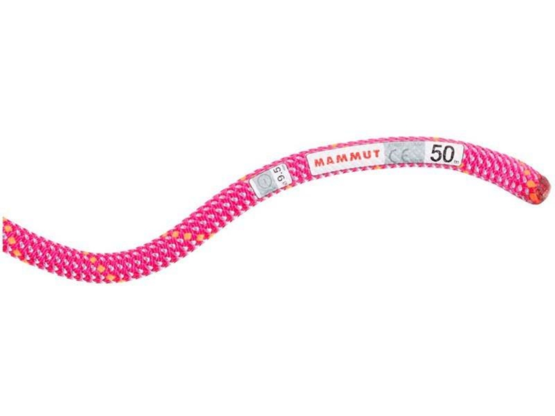 Cuerda De Escalada MAMMUT Cordas Crag Dry (Rosa - 50 m)