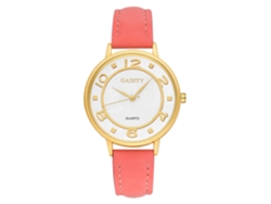 Reloj De Pulsera Zivok Para Mujer Con Diamantes De Imitación Y Movimiento De Cuarzo (rosa, Blanco Y Rojo)