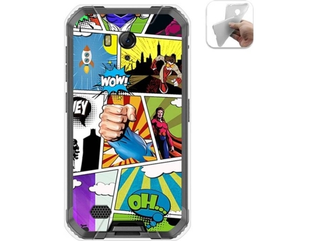 Carcasa Ulefone Armor X6 TUMUNDOSMARTPHONE Comic Multicolor