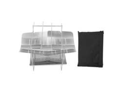 Parrilla Plegable Portátil De Acero Inoxidable Con Patas Para Camping Y Picnics.