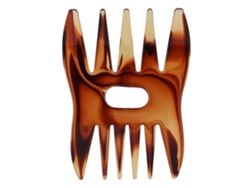 Peine De Resina De Dientes Anchos Antiestático Para Cabello Graso Pelo Peine De Peluquería Estilo 6