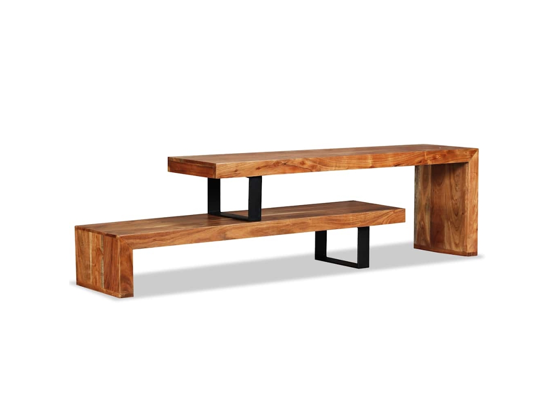 Maison Exclusive - Mueble Para Tv De Madera Maciza De Acacia