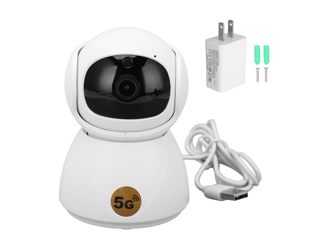 Cámara De Vigilancia Inalámbrica Wi-fi Inteligente De Doble Banda 5g 3mp Hd Con Visión Nocturna De 20 M.