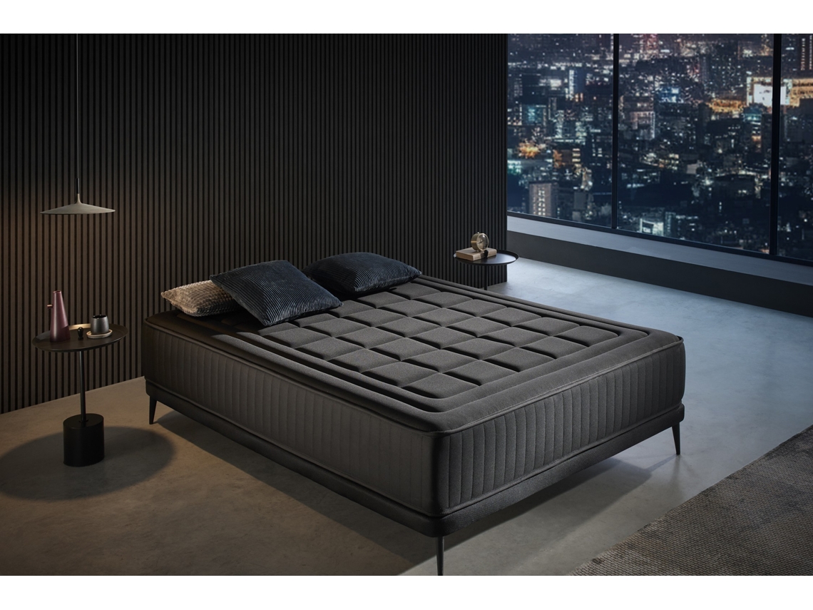 Colchón de espuma viscoelástica Magnum Negro - 135x200 cm - Moonia
